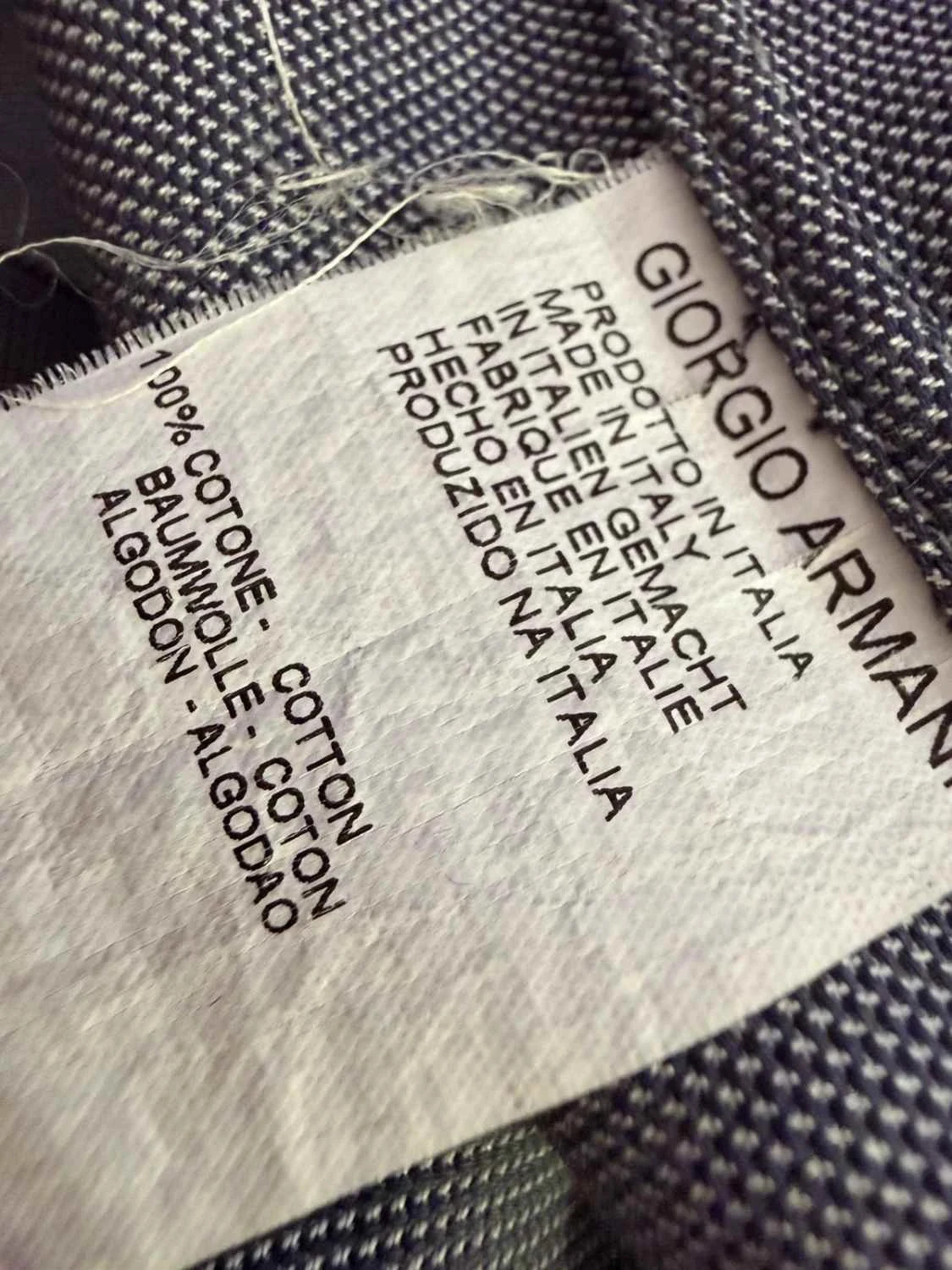 Herenshirt Giorgio Armani maat 42 zeer goede staat – photo 11